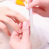 Pusher Stick with Double-Sided Crystal Glass Nail File
