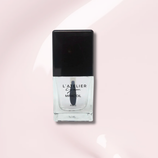 "Discover our exclusive cuticle oil, meticulously crafted with 100% natural ingredients in the heart of France. Elevate your nail care routine with our premium French-made formula."